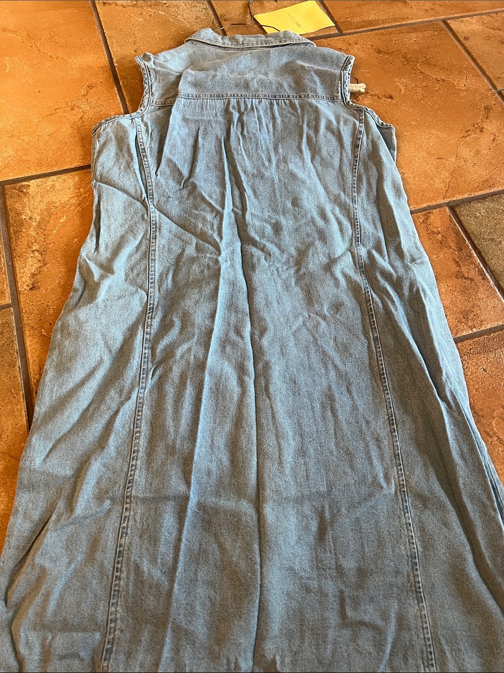 DENIM & CO DEMIN SLEEVELESS DRESS NWT